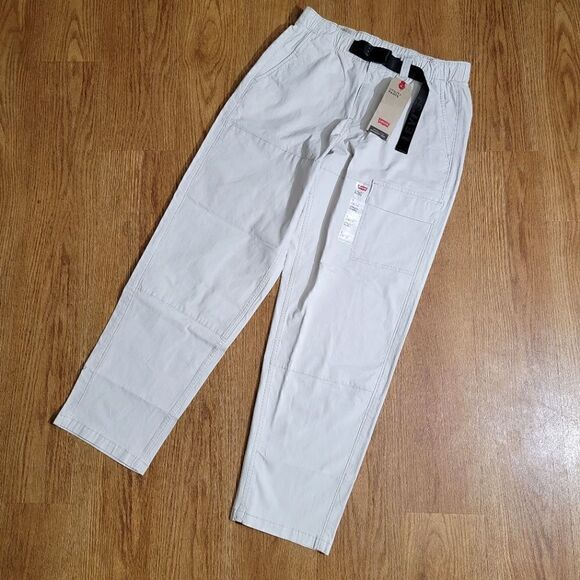 Levi's Premium Stretch Utility Pants Skateboarding Trousers Size Small S Tan New - Picture 3 of 16
